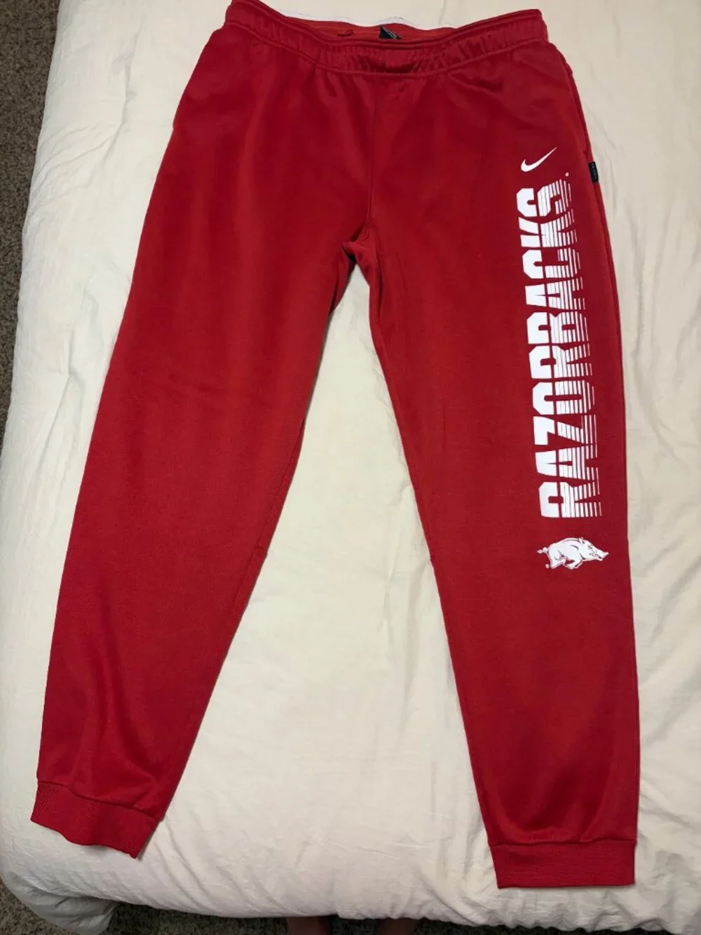 Nike Arkansas Razorbacks Club Fleece Joggers (Team Issued) XL